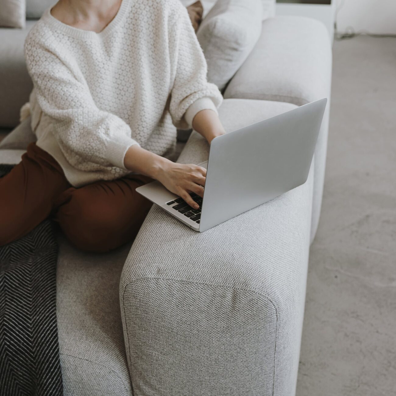 Website clean-up service — a tidy, professional laptop workspace